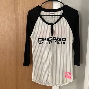 Victoria’s Secret three quarter length baseball T